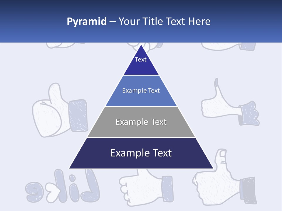A Bunch Of Thumbs Up And Thumbs Down Icons PowerPoint Template