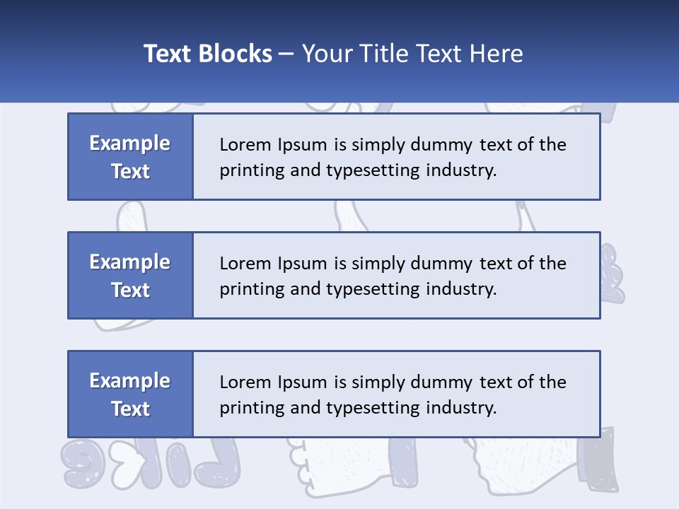 A Bunch Of Thumbs Up And Thumbs Down Icons PowerPoint Template