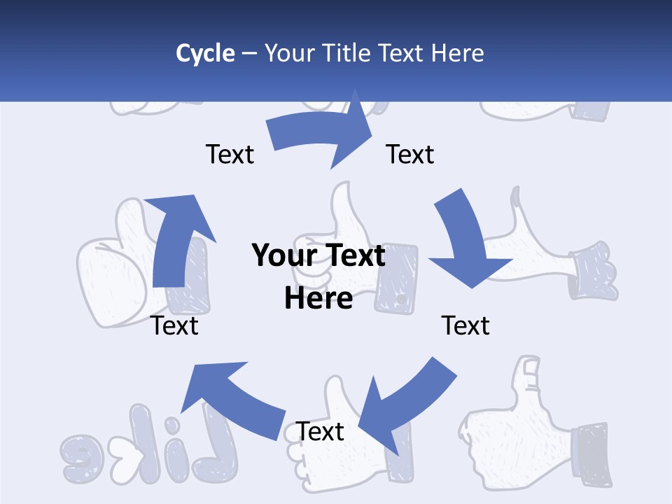 A Bunch Of Thumbs Up And Thumbs Down Icons PowerPoint Template