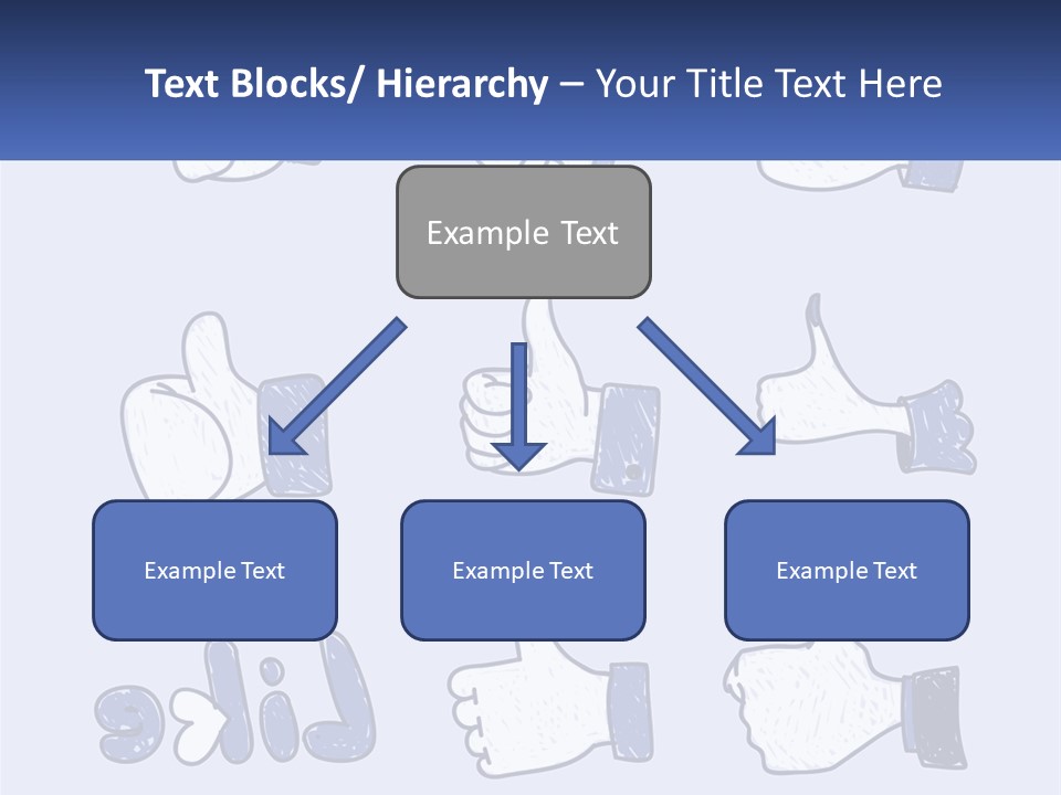 A Bunch Of Thumbs Up And Thumbs Down Icons PowerPoint Template