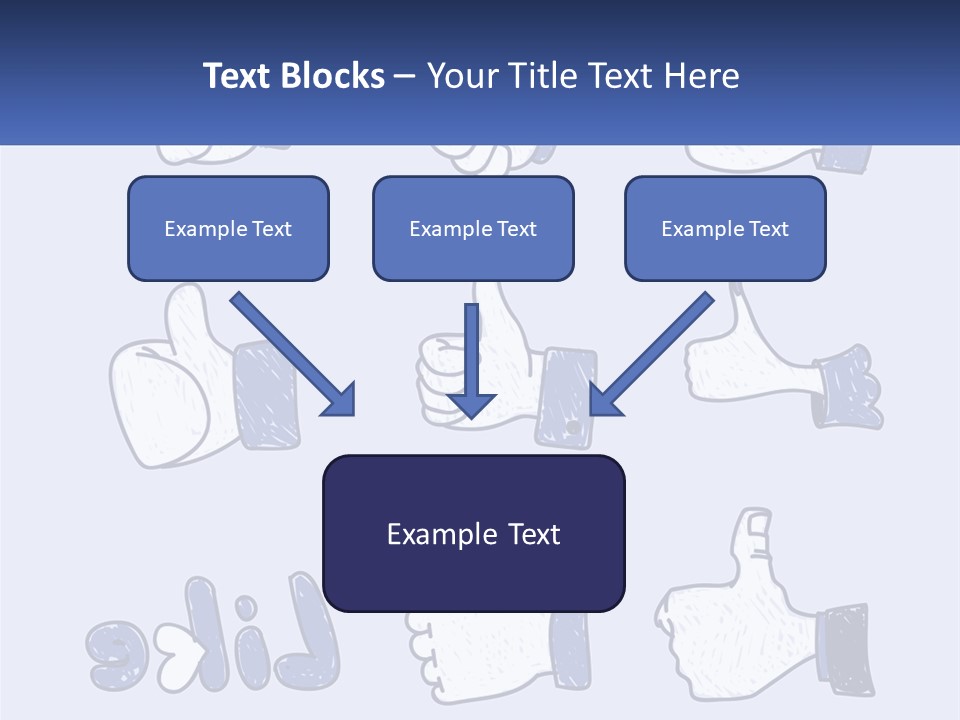 A Bunch Of Thumbs Up And Thumbs Down Icons PowerPoint Template
