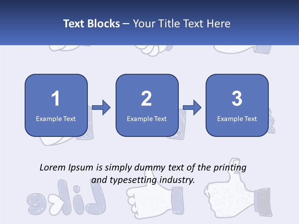 A Bunch Of Thumbs Up And Thumbs Down Icons PowerPoint Template