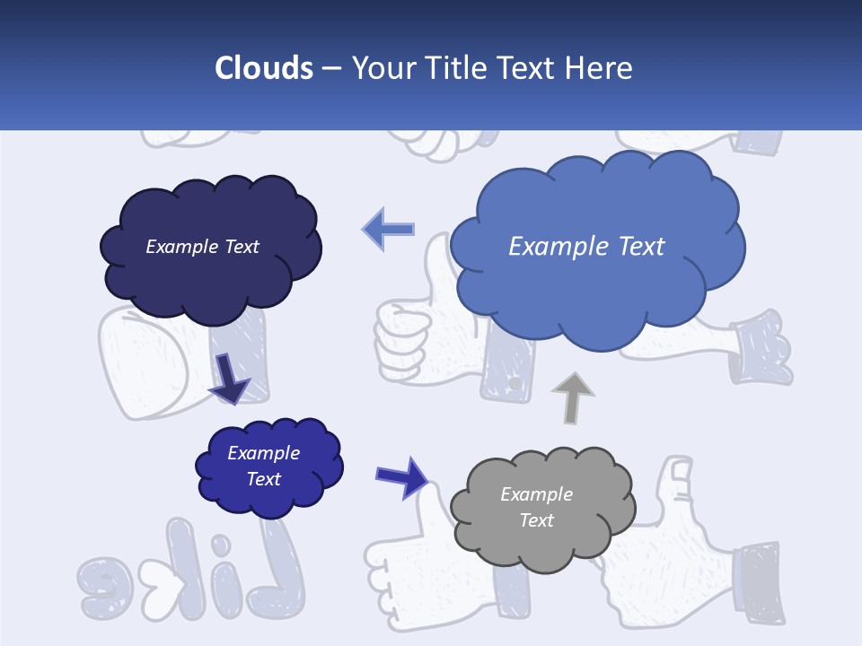 A Bunch Of Thumbs Up And Thumbs Down Icons PowerPoint Template