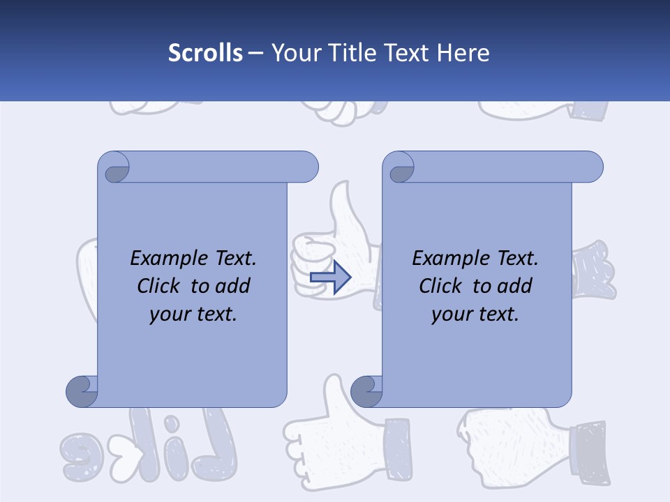 A Bunch Of Thumbs Up And Thumbs Down Icons PowerPoint Template