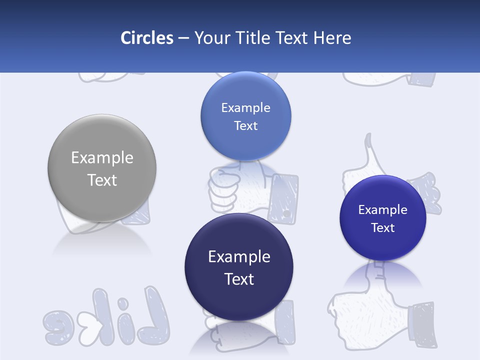 A Bunch Of Thumbs Up And Thumbs Down Icons PowerPoint Template
