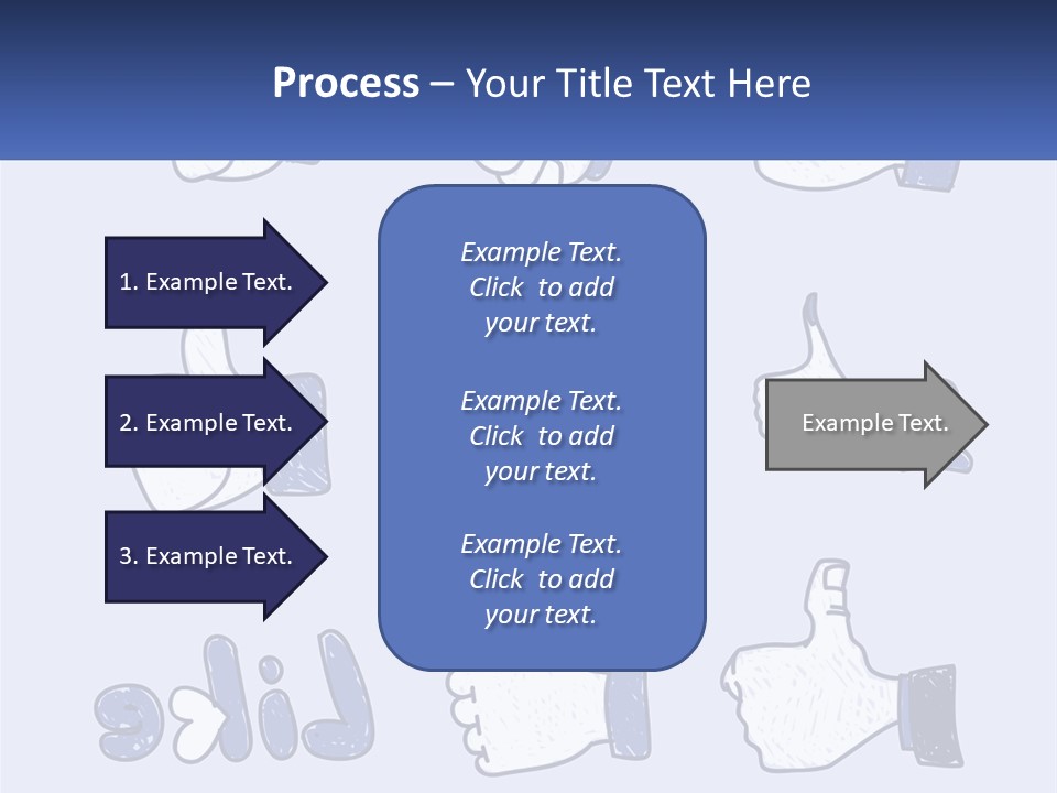 A Bunch Of Thumbs Up And Thumbs Down Icons PowerPoint Template