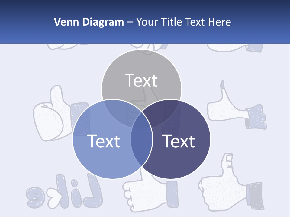 A Bunch Of Thumbs Up And Thumbs Down Icons PowerPoint Template