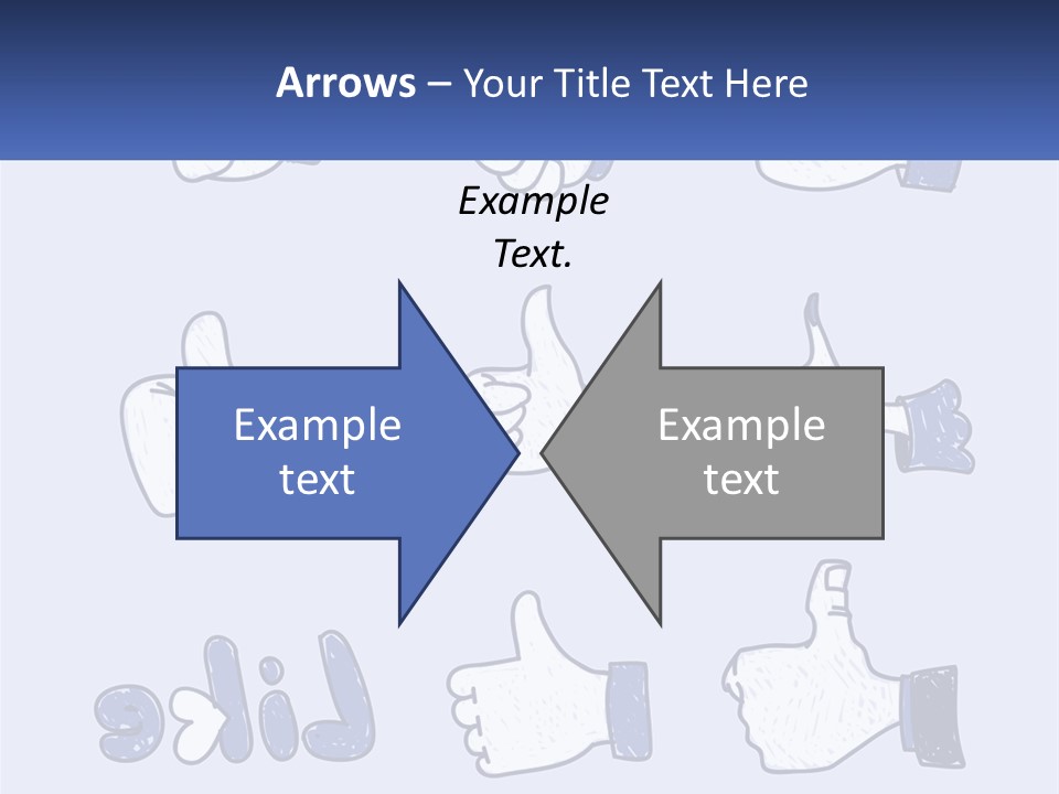 A Bunch Of Thumbs Up And Thumbs Down Icons PowerPoint Template