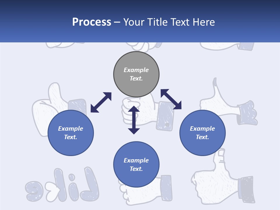 A Bunch Of Thumbs Up And Thumbs Down Icons PowerPoint Template