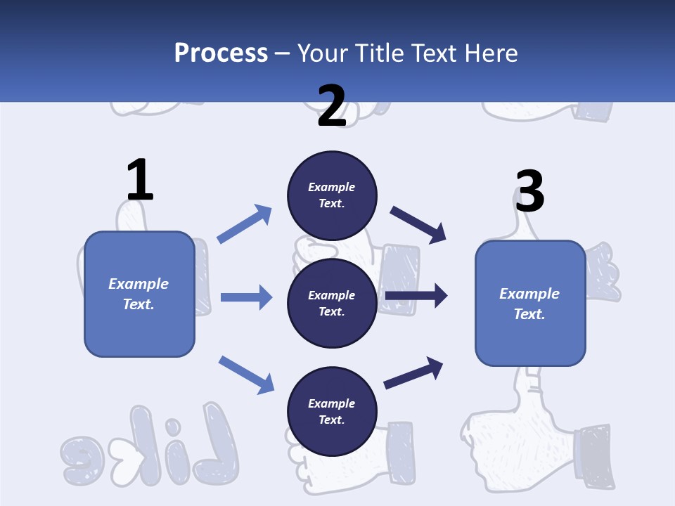 A Bunch Of Thumbs Up And Thumbs Down Icons PowerPoint Template