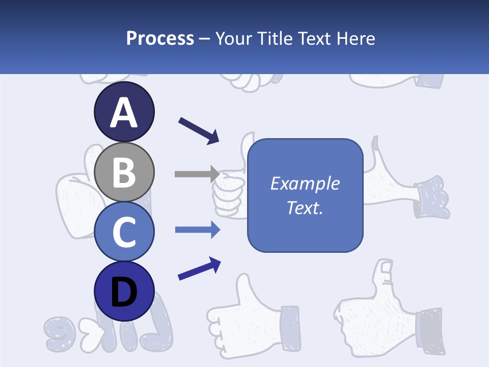 A Bunch Of Thumbs Up And Thumbs Down Icons PowerPoint Template