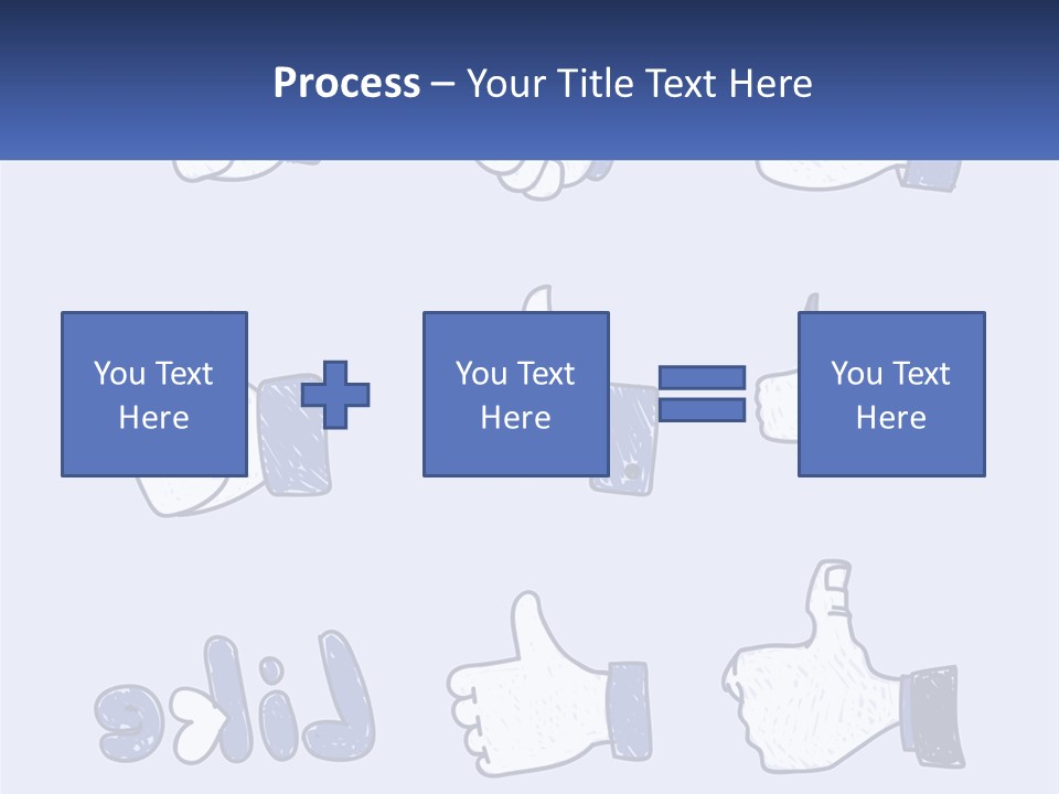 A Bunch Of Thumbs Up And Thumbs Down Icons PowerPoint Template