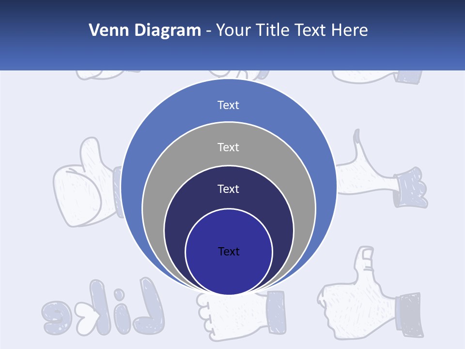 A Bunch Of Thumbs Up And Thumbs Down Icons PowerPoint Template