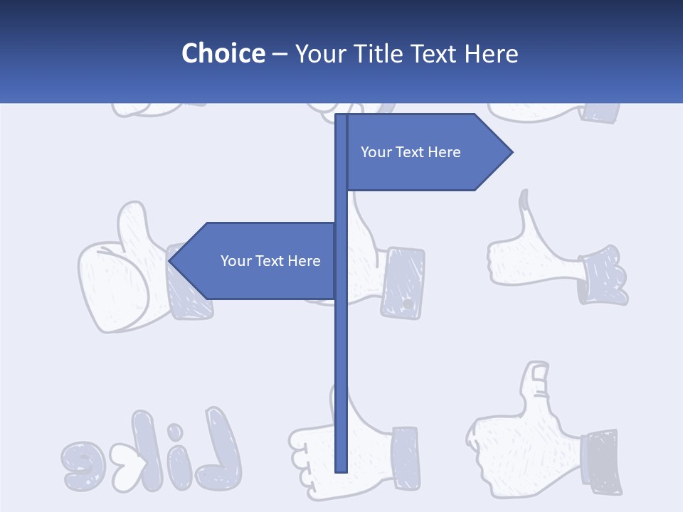 A Bunch Of Thumbs Up And Thumbs Down Icons PowerPoint Template