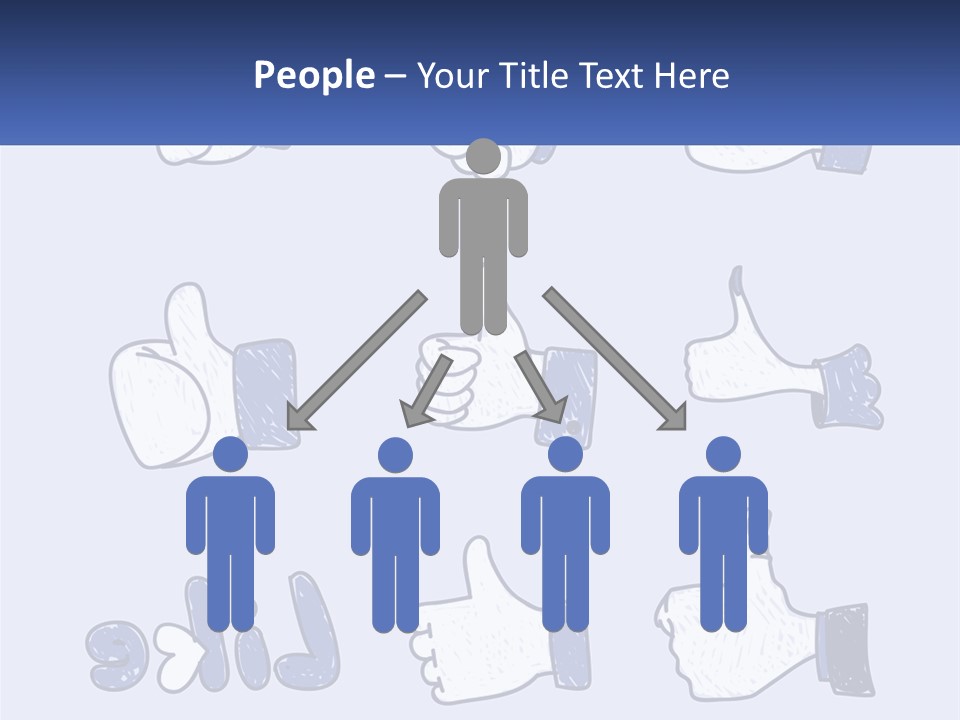 A Bunch Of Thumbs Up And Thumbs Down Icons PowerPoint Template