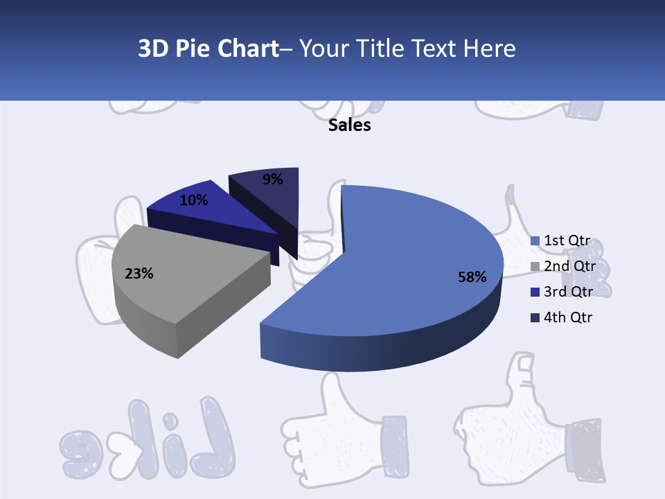 A Bunch Of Thumbs Up And Thumbs Down Icons PowerPoint Template