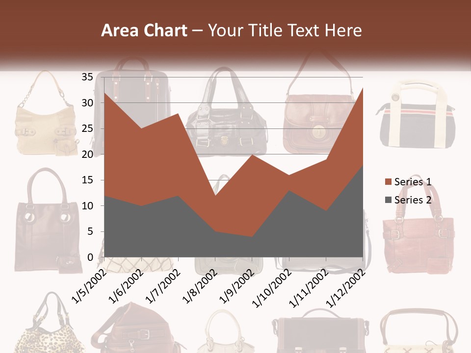 A Group Of Purses With A Name Of Presentation PowerPoint Template