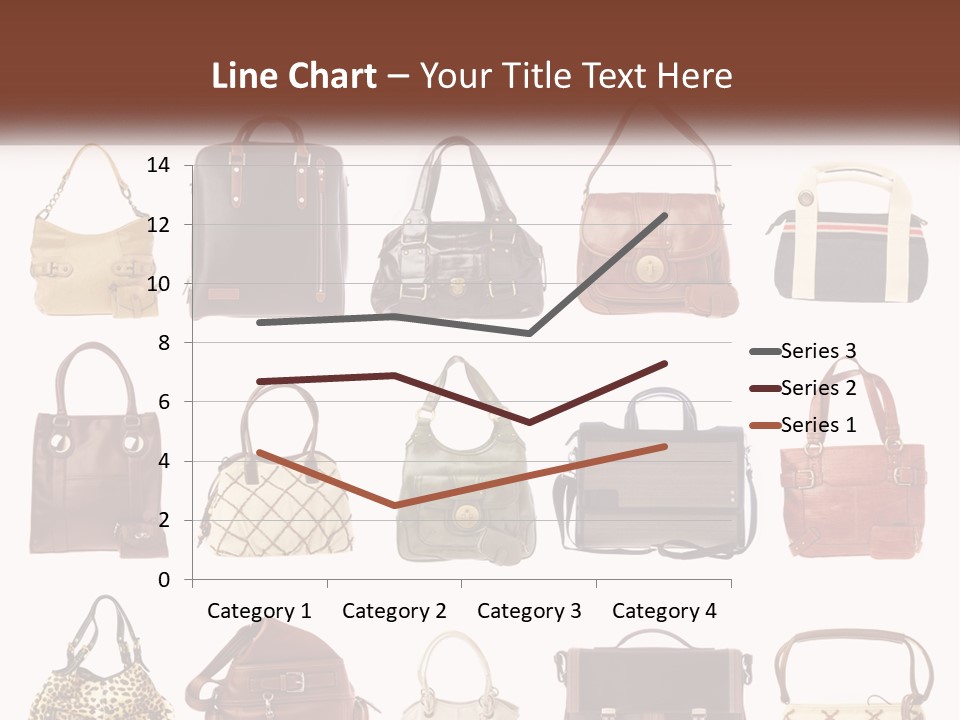 A Group Of Purses With A Name Of Presentation PowerPoint Template