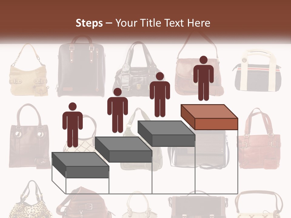 A Group Of Purses With A Name Of Presentation PowerPoint Template