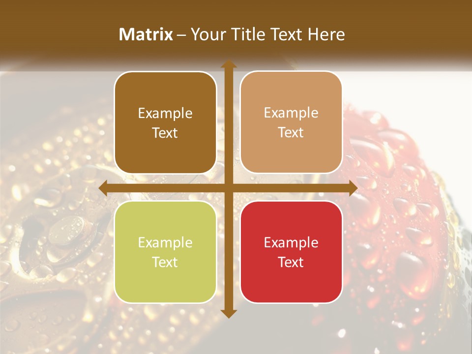 A Cola Can With Water Droplets On It PowerPoint Template