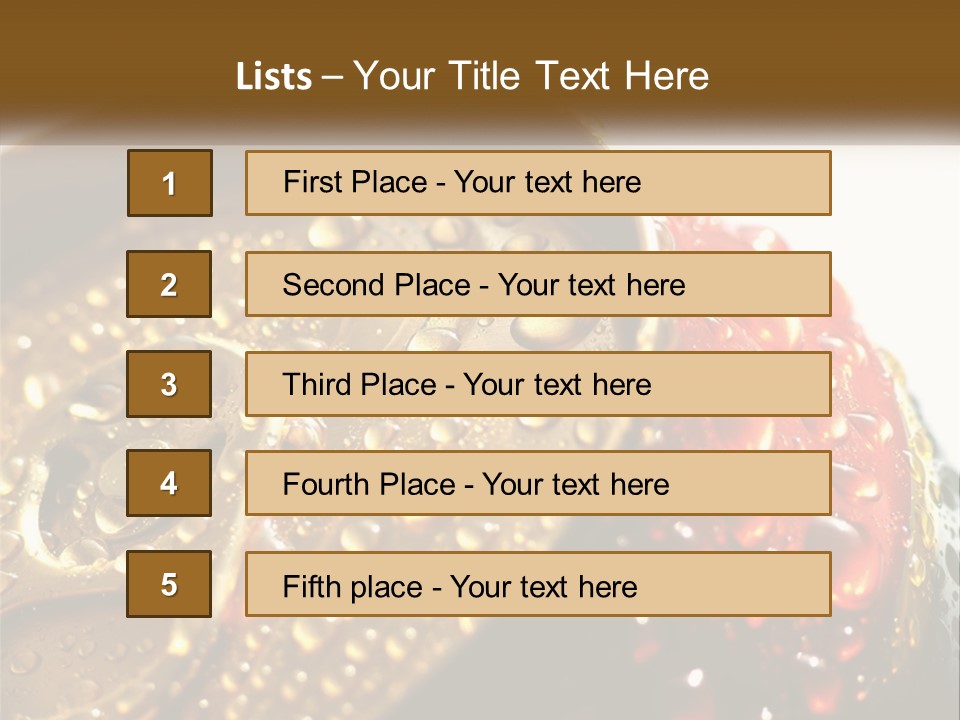 A Cola Can With Water Droplets On It PowerPoint Template