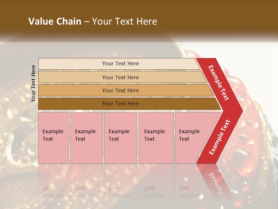 A Cola Can With Water Droplets On It PowerPoint Template