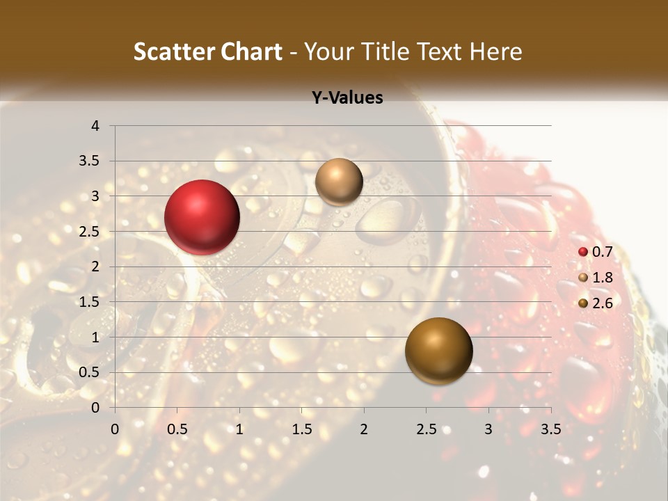 A Cola Can With Water Droplets On It PowerPoint Template