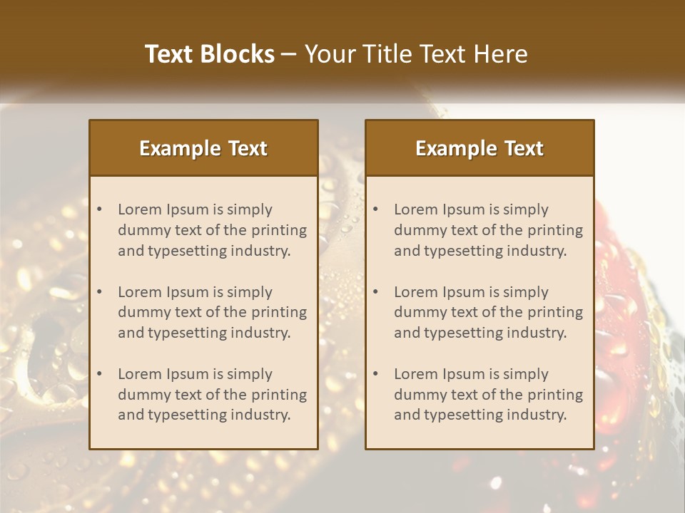 A Cola Can With Water Droplets On It PowerPoint Template