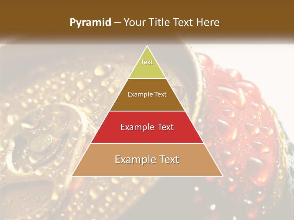 A Cola Can With Water Droplets On It PowerPoint Template