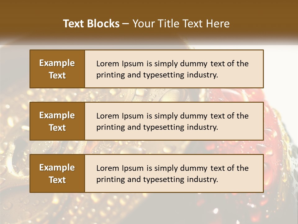 A Cola Can With Water Droplets On It PowerPoint Template