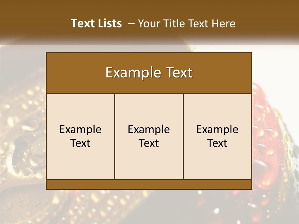 A Cola Can With Water Droplets On It PowerPoint Template