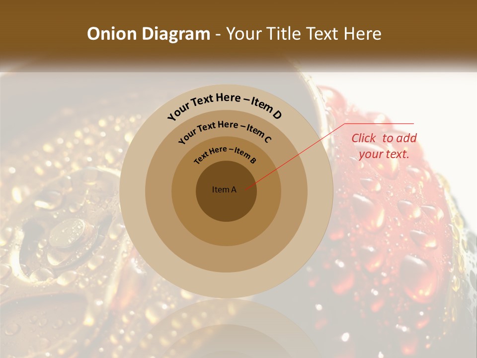 A Cola Can With Water Droplets On It PowerPoint Template