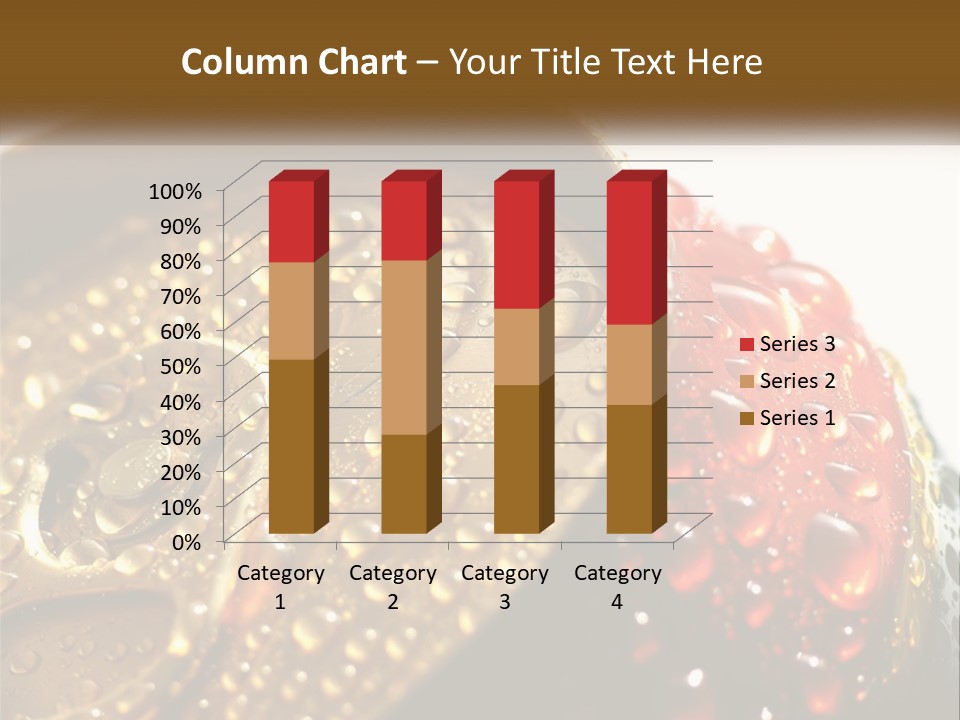 A Cola Can With Water Droplets On It PowerPoint Template