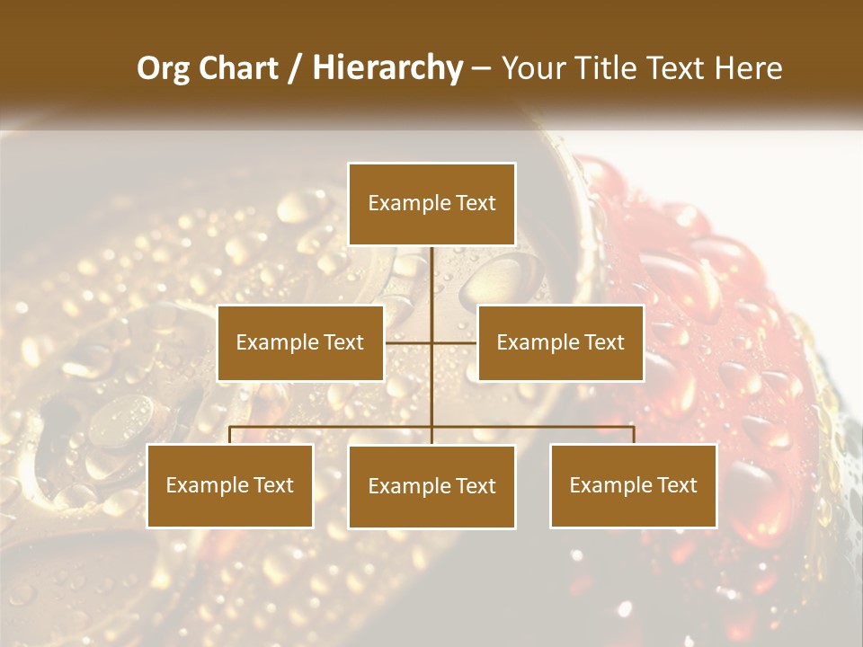 A Cola Can With Water Droplets On It PowerPoint Template