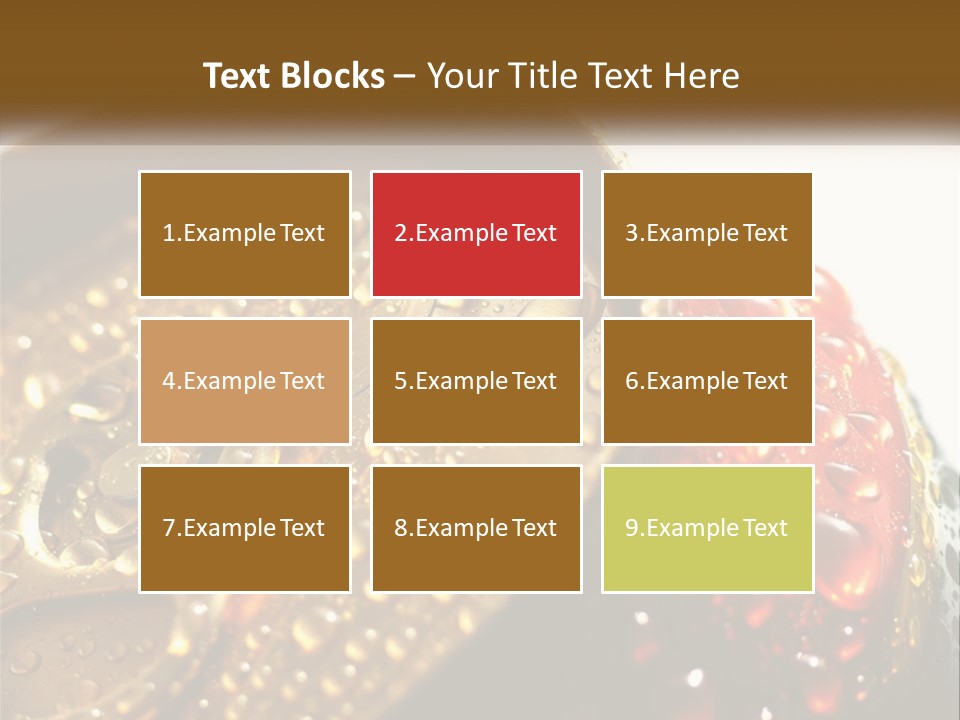 A Cola Can With Water Droplets On It PowerPoint Template