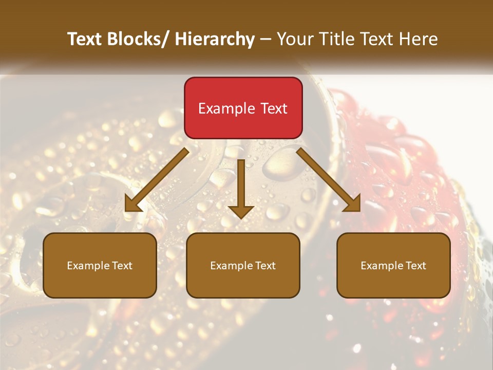 A Cola Can With Water Droplets On It PowerPoint Template