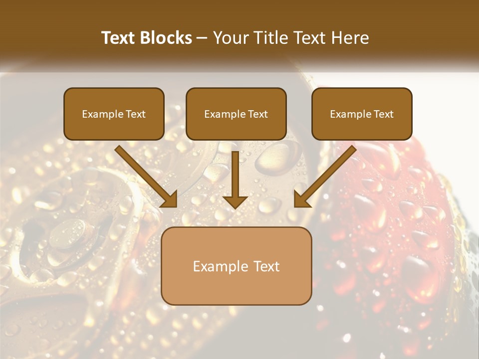 A Cola Can With Water Droplets On It PowerPoint Template