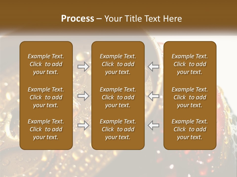 A Cola Can With Water Droplets On It PowerPoint Template