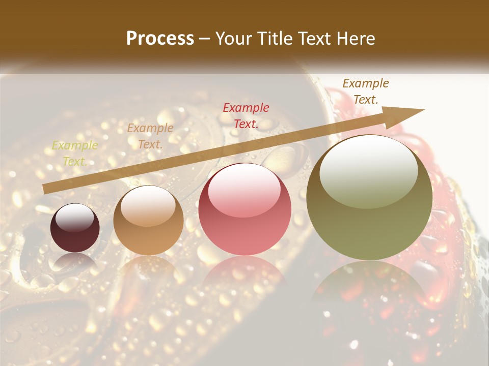 A Cola Can With Water Droplets On It PowerPoint Template