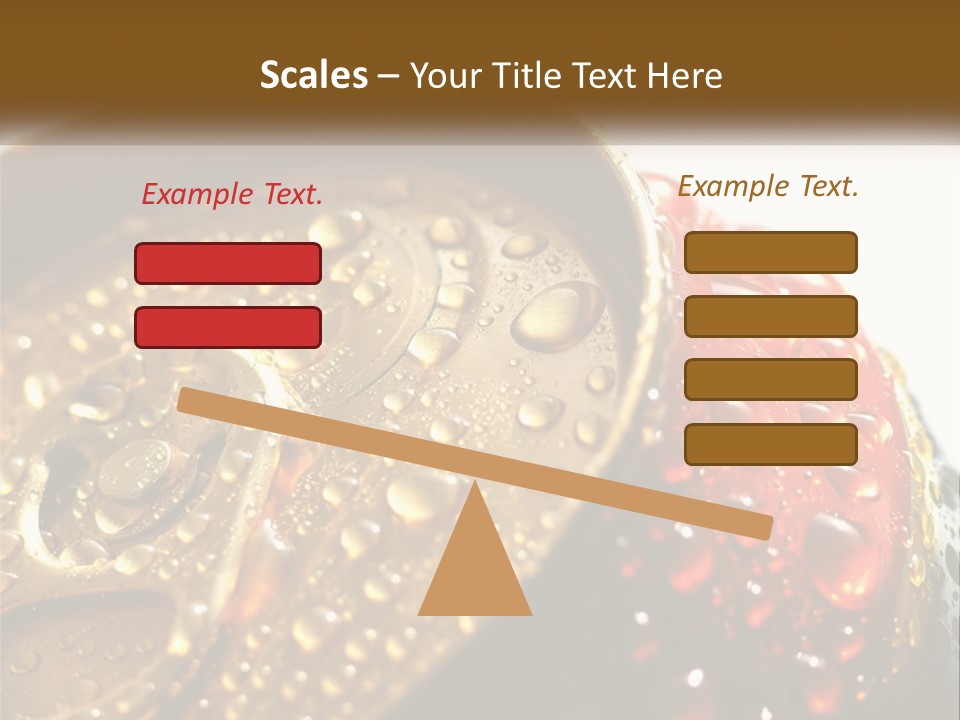 A Cola Can With Water Droplets On It PowerPoint Template