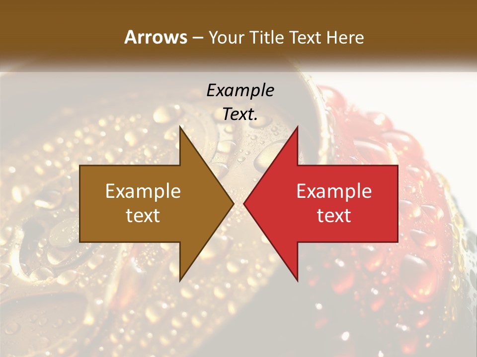 A Cola Can With Water Droplets On It PowerPoint Template