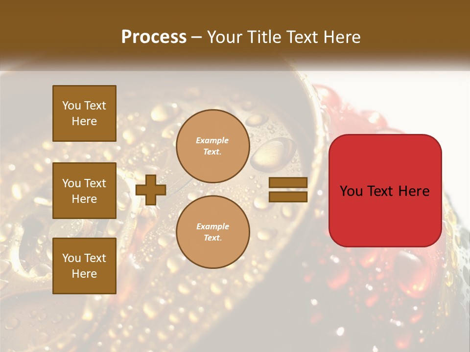 A Cola Can With Water Droplets On It PowerPoint Template