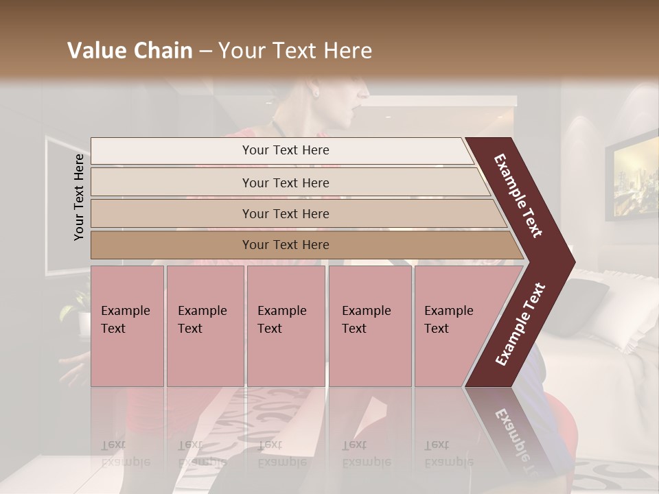 A Man Sitting On A Bed Next To A Woman PowerPoint Template