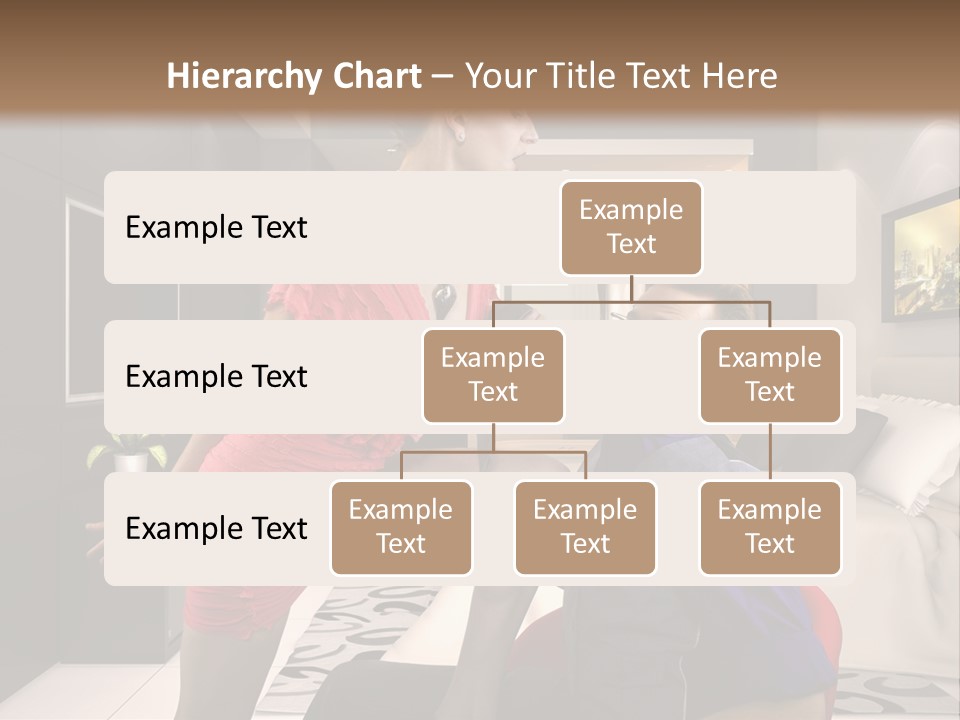 A Man Sitting On A Bed Next To A Woman PowerPoint Template