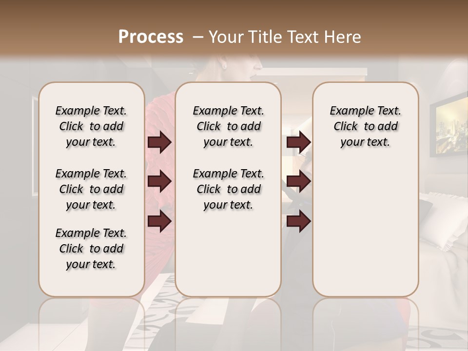 A Man Sitting On A Bed Next To A Woman PowerPoint Template