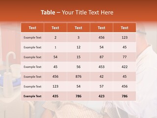 A Group Of People Standing Around A Man In A Dentist's Chair PowerPoint Template