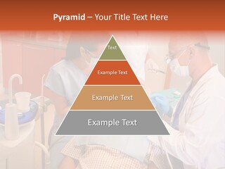 A Group Of People Standing Around A Man In A Dentist's Chair PowerPoint Template