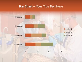A Group Of People Standing Around A Man In A Dentist's Chair PowerPoint Template