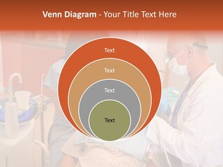 A Group Of People Standing Around A Man In A Dentist's Chair PowerPoint Template