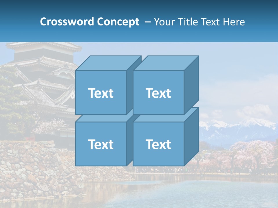 A Large Building Sitting On Top Of A Lake PowerPoint Template